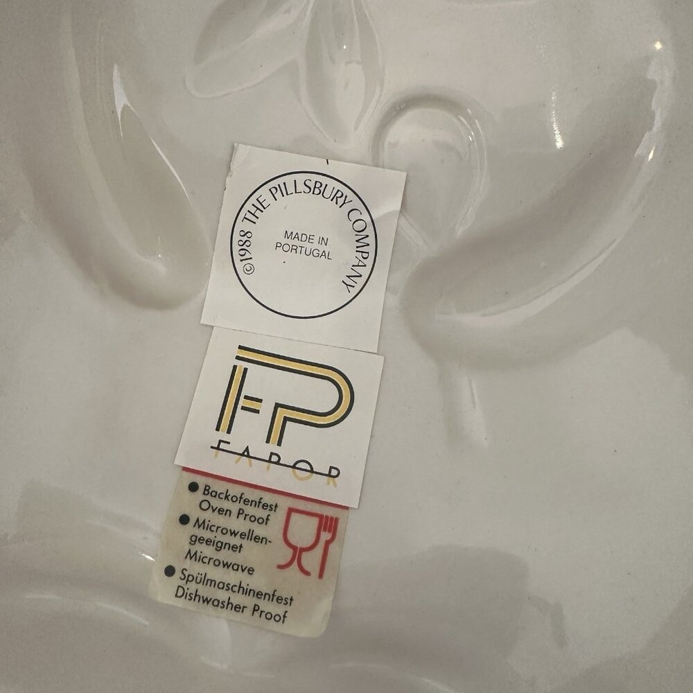 Pillsbury Poppin Fresh ceramic Mold advertising figure 1988 B & M in box - Picture 5 of 10
